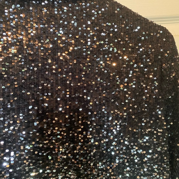Cable and Gauge jacket open sequin blazer - Picture 5 of 11